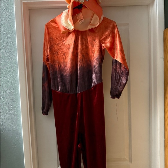 Disney Pixar Turning Red Orange Mei Panda Costume Hoodie Unisex Kid Sz 10/12 - Picture 2 of 12